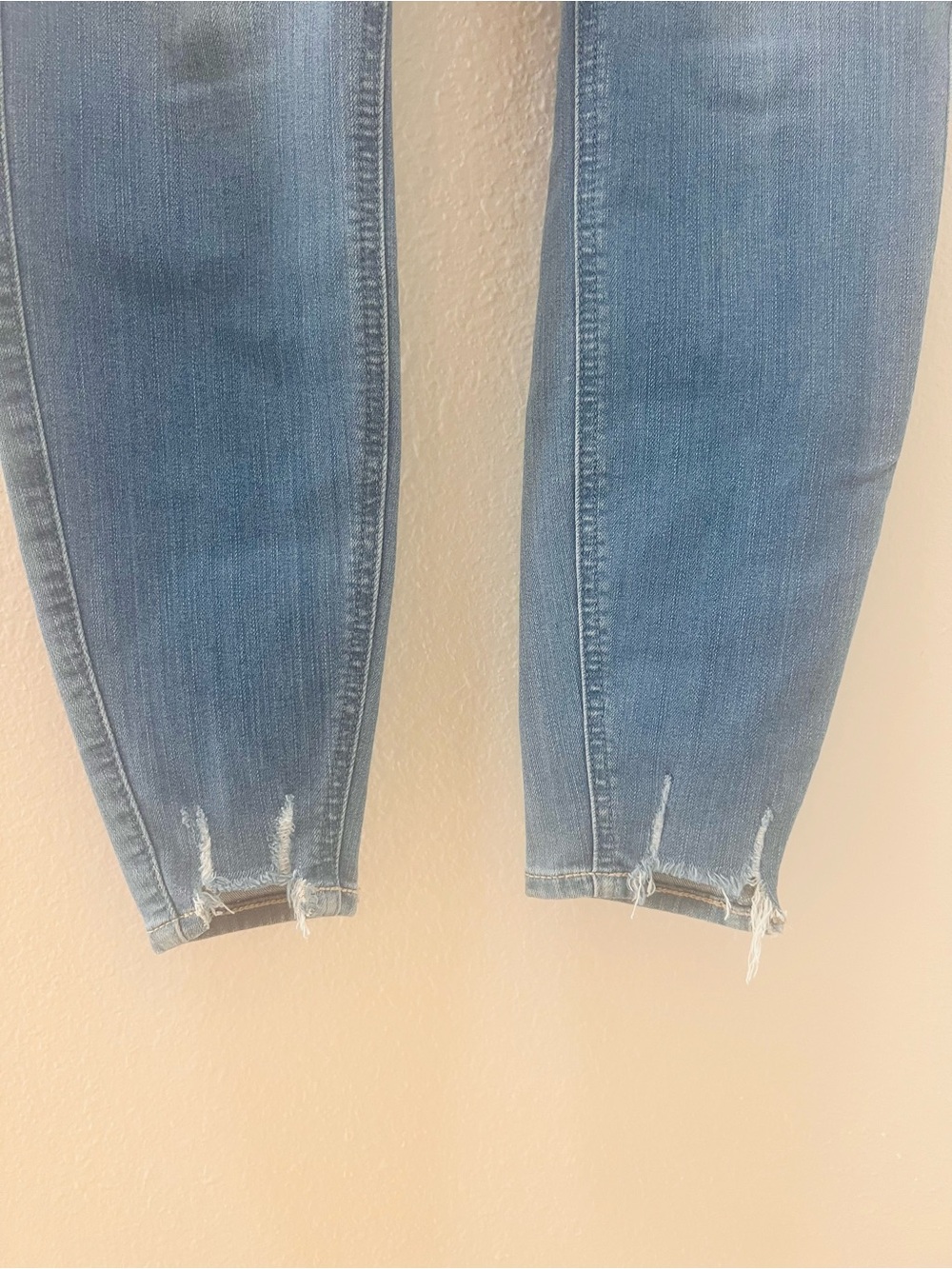 Torrid Light Blue Skinny Jeans with Button-Fly - Picture 3 of 5